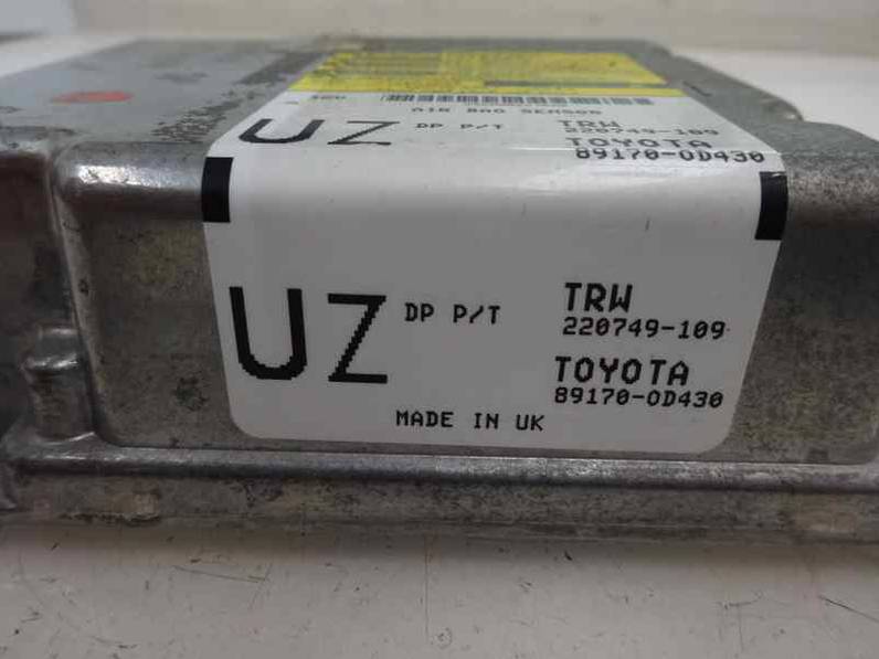 CENTRALITA AIRBAG TOYOTA YARIS 2010 1.0 (69 CV)