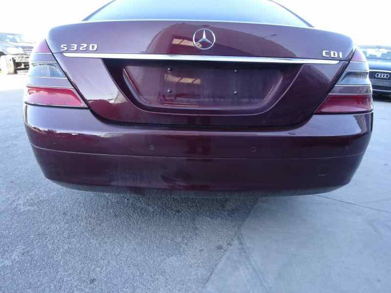 PARAGOLPES TRASERO MERCEDES CLASE S BERLINA 2006 3.0 CDI (235 CV)
