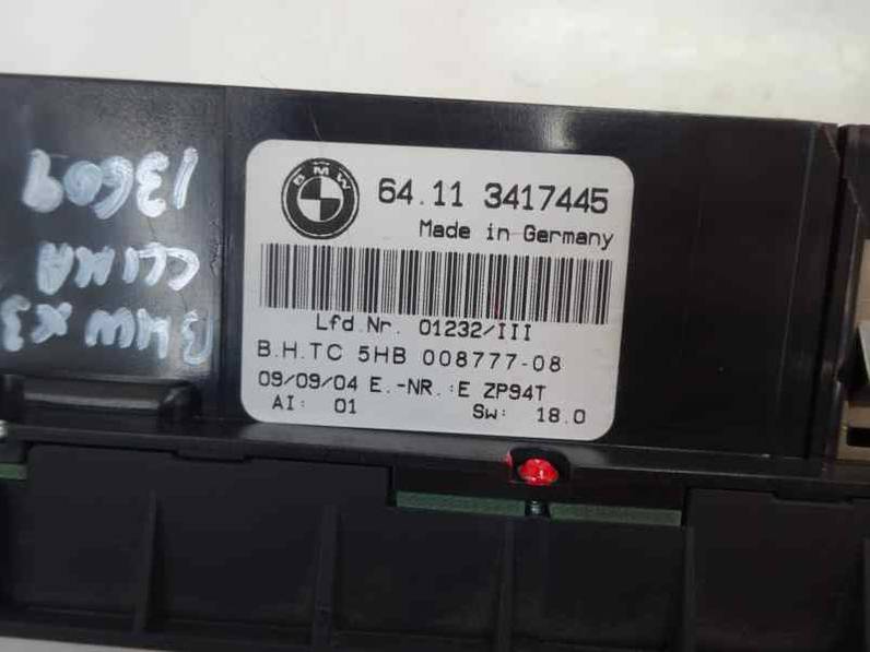 MANDO CLIMATIZADOR BMW X3 2004 2.0 16V D (150 CV)