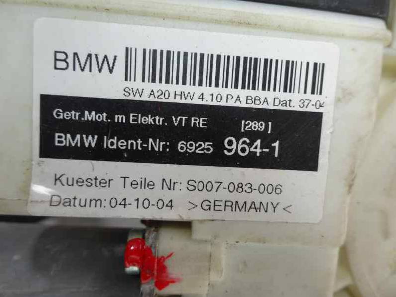 ELEVALUNAS DELANTERO DERECHO BMW X3 2004 2.0 16V D (150 CV)