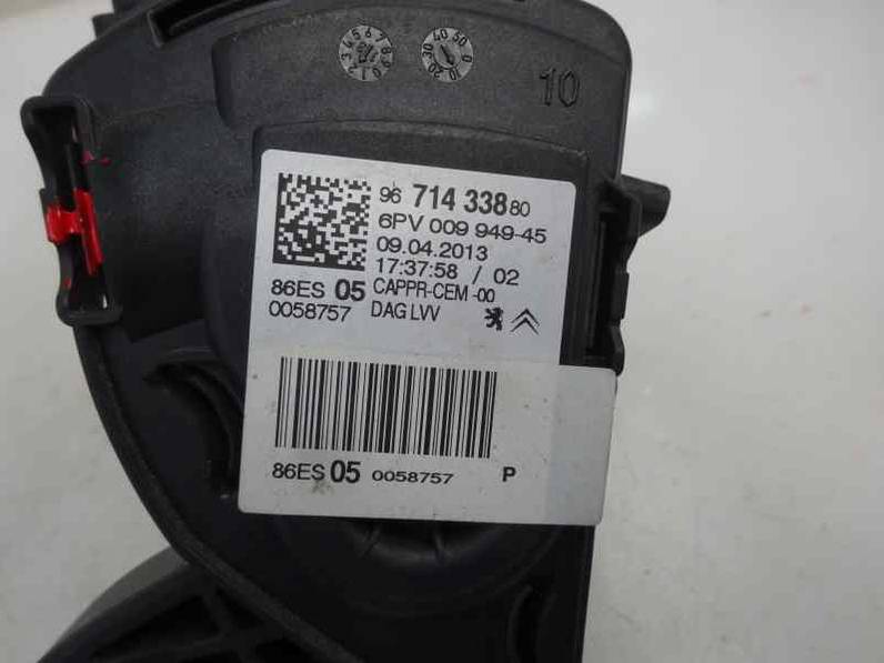 POTENCIOMETRO PEDAL PEUGEOT 308 2013 1610 (114 CV)