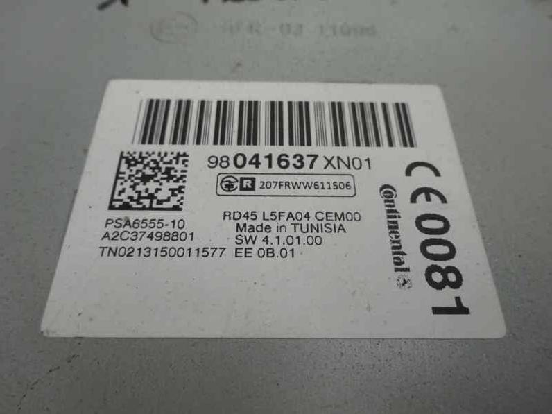 SISTEMA AUDIO RADIO CD PEUGEOT 308 2013 1610 (114 CV)