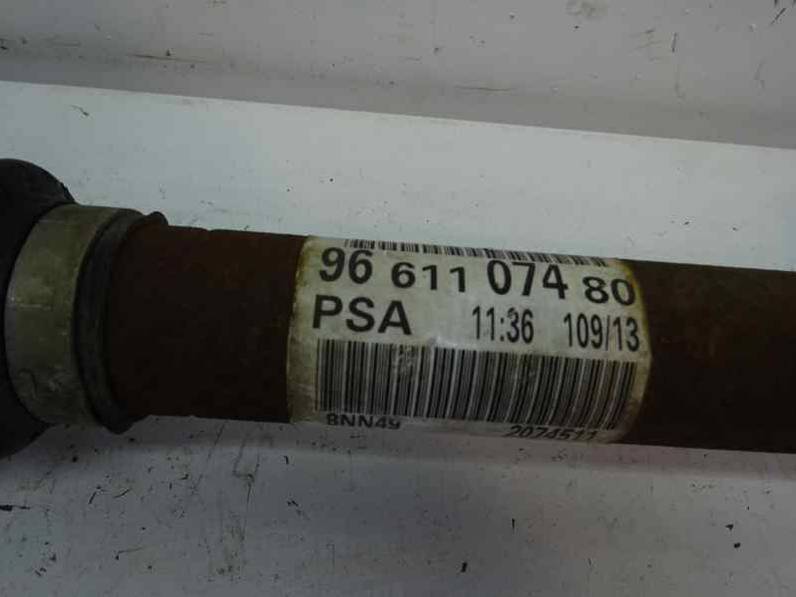 TRANSMISION DELANTERA DERECHA PEUGEOT 308 2013 1610 (114 CV)