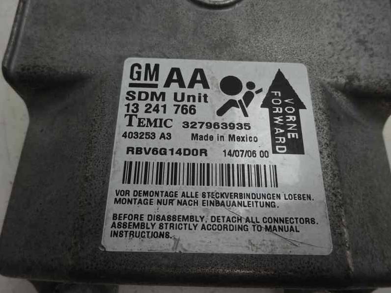 CENTRALITA AIRBAG OPEL ZAFIRA B 2006 1.8 (120 CV)
