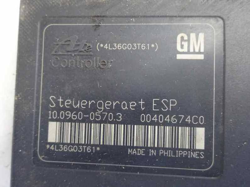 ABS OPEL ZAFIRA B 2006 1.8 (120 CV)