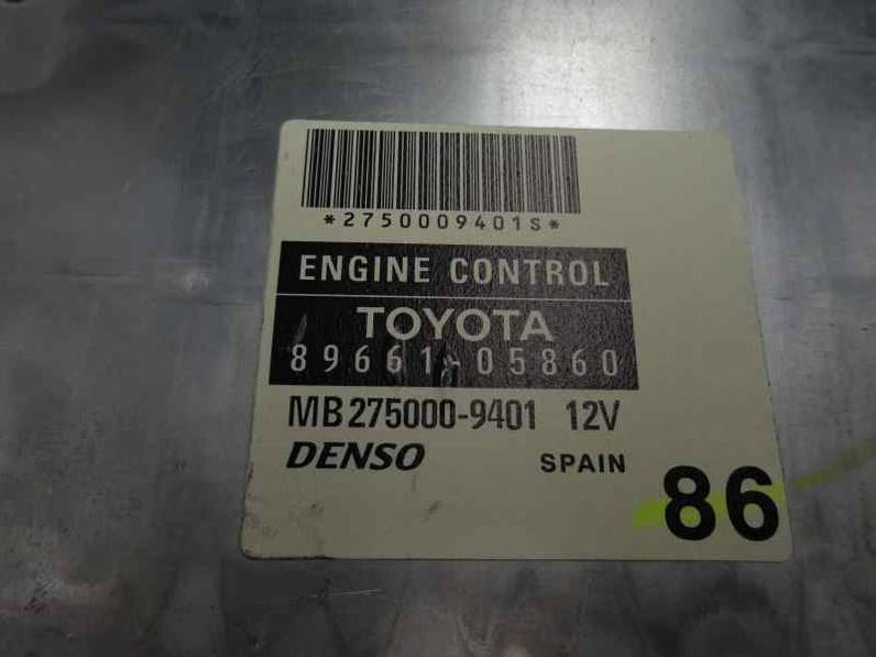 CENTRALITA MOTOR UCE TOYOTA AVENSIS BERLINA 2005 1.8 16V (129 CV)