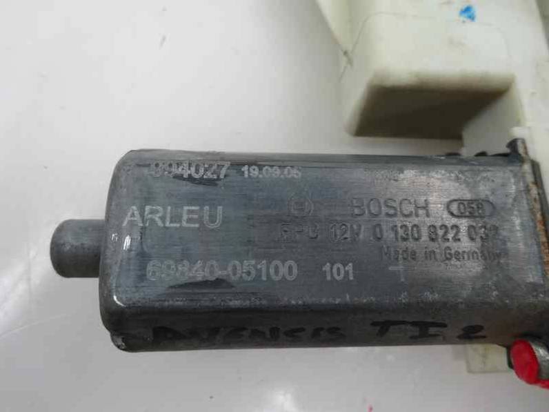 ELEVALUNAS TRASERO IZQUIERDO TOYOTA AVENSIS BERLINA 2005 1.8 16V (129 CV)