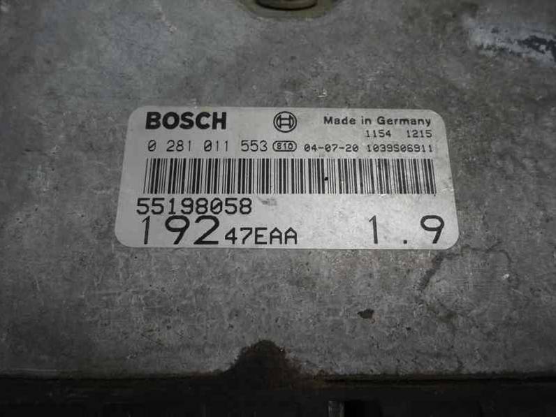 CENTRALITA MOTOR UCE FIAT STILO 2004 1.9 JTD (116 CV)