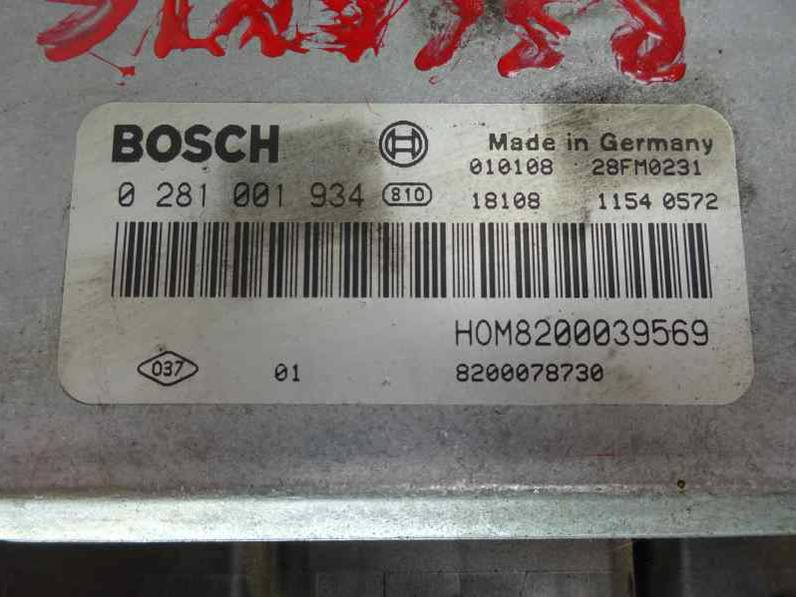 CENTRALITA MOTOR UCE RENAULT SCENIC 2001 1.9 DCI D (102 CV)