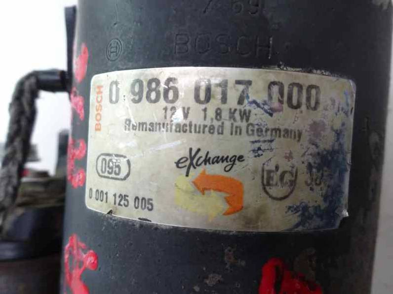 MOTOR ARRANQUE SEAT INCA 1996 1.9 D (64 CV)