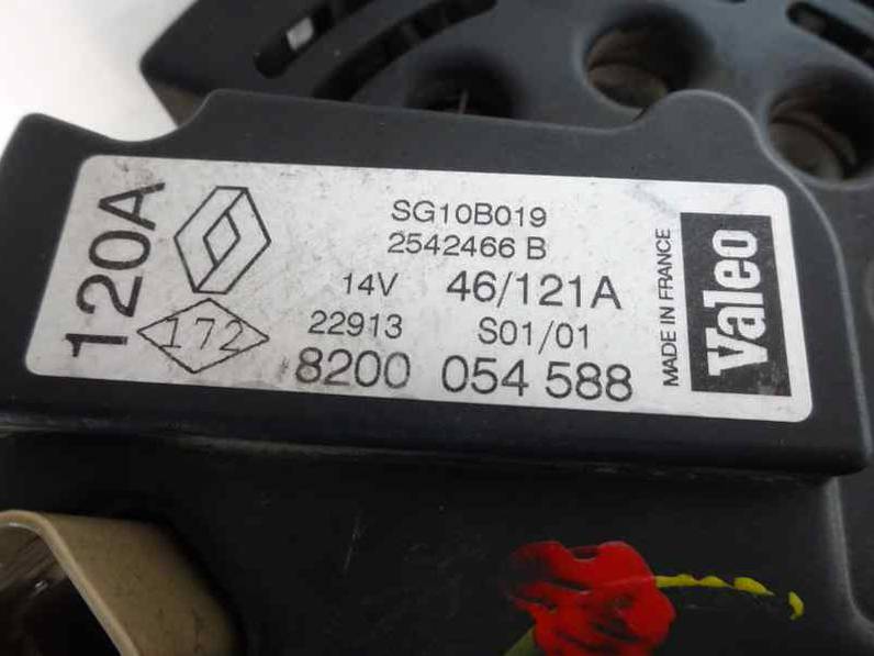 ALTERNADOR RENAULT SCENIC 2001 1.9 DCI D (102 CV)