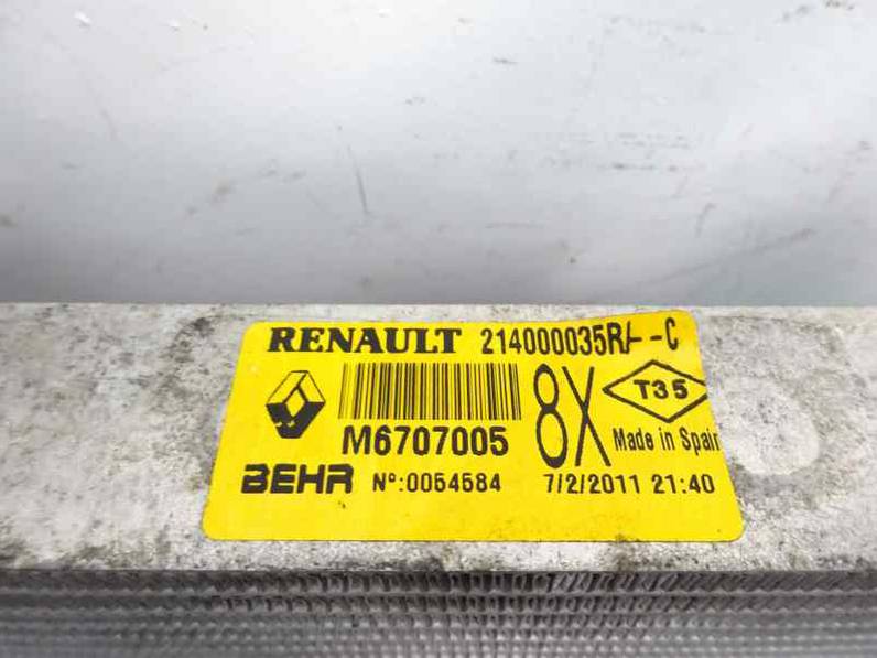 RADIADOR AGUA RENAULT LAGUNA COUPE 2011 2.0 DCI D (150 CV)