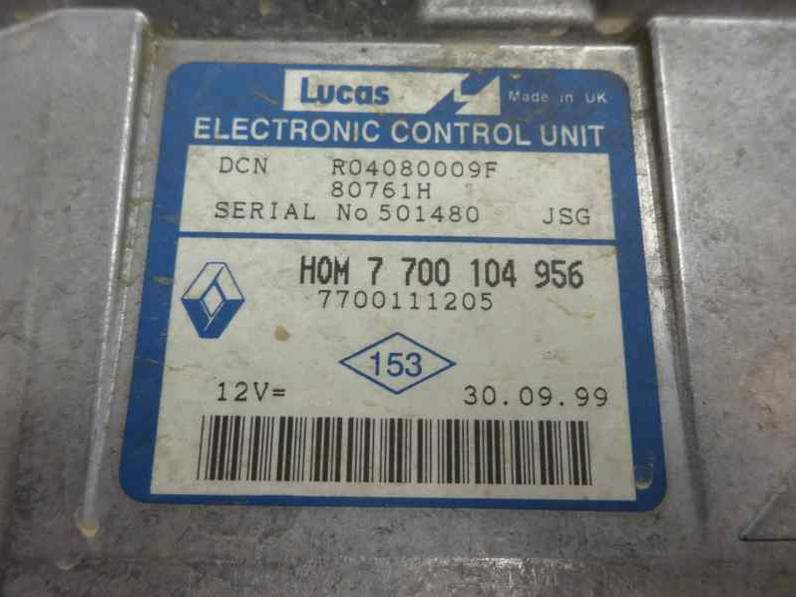 CENTRALITA MOTOR UCE RENAULT CLIO II FASE I 1999 1.9 D (64 CV)