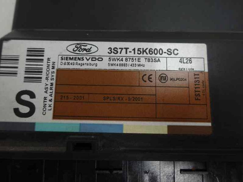 CENTRALITA CHECK CONTROL FORD MONDEO BERLINA 2005 2.0 TDCI TD (116 CV)