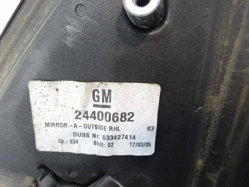 RETROVISOR DERECHO OPEL COMBO 2005 1.3 16V CDTI (69 CV)