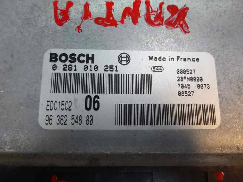 CENTRALITA MOTOR UCE CITROEN XANTIA BERLINA 2000 2.0 HDI (109 CV)