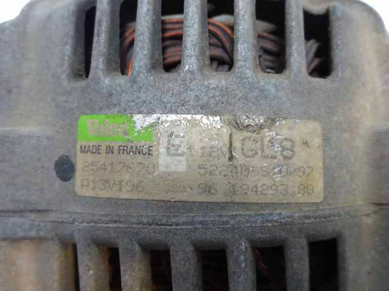 ALTERNADOR PEUGEOT 306 BERLINA 3 5 PUERTAS 1999 1.6 (88 CV)