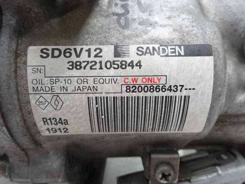COMPRESOR AIRE ACONDICIONADO RENAULT CLIO III 2008 1.5 DCI D (68 CV)
