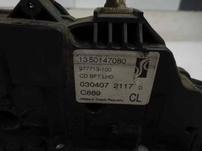 CERRADURA PUERTA DELANTERA DERECHA PEUGEOT BOXER KOMBI 2007 2.2 HDI (120 CV)