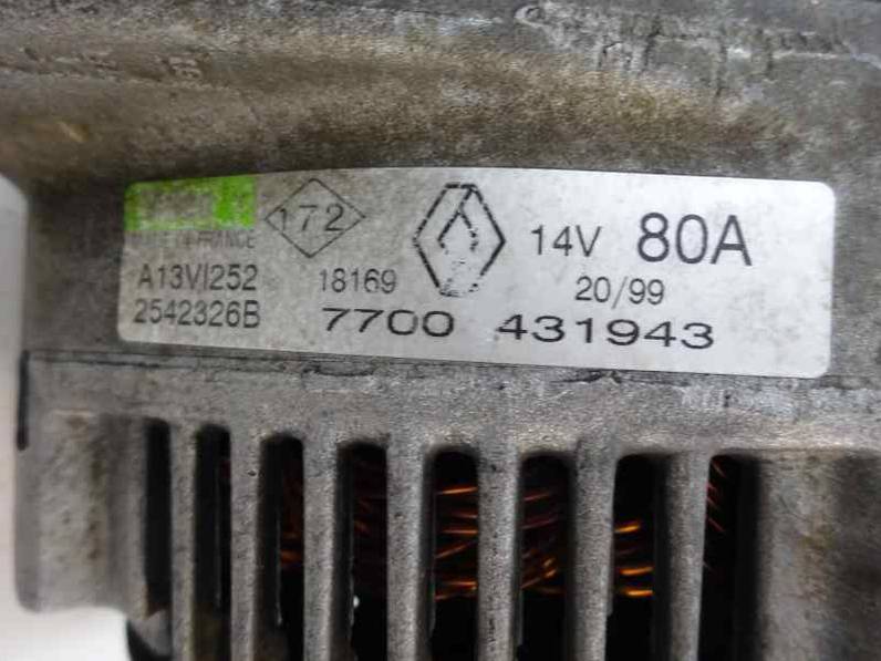 ALTERNADOR RENAULT MEGANE I CLASSIC 1999 1.9 D (64 CV)