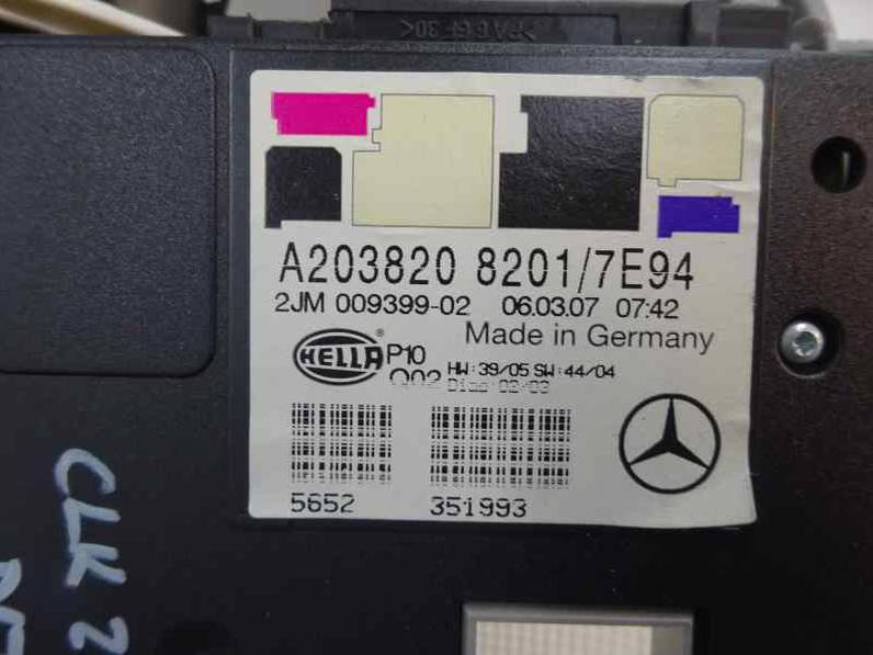 LUZ INTERIOR MERCEDES CLASE CLK COUPE 2008 2.2 CDI (150 CV)