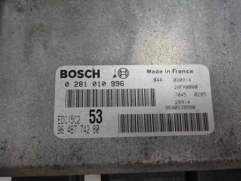 CENTRALITA MOTOR UCE CITROEN XSARA PICASSO 2002 2.0 HDI (90 CV)