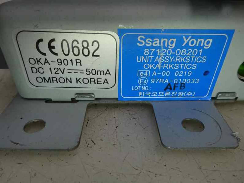 CENTRALITA AIRBAG SSANGYONG REXTON 2006 2.7 TURBODIESEL (163 CV)