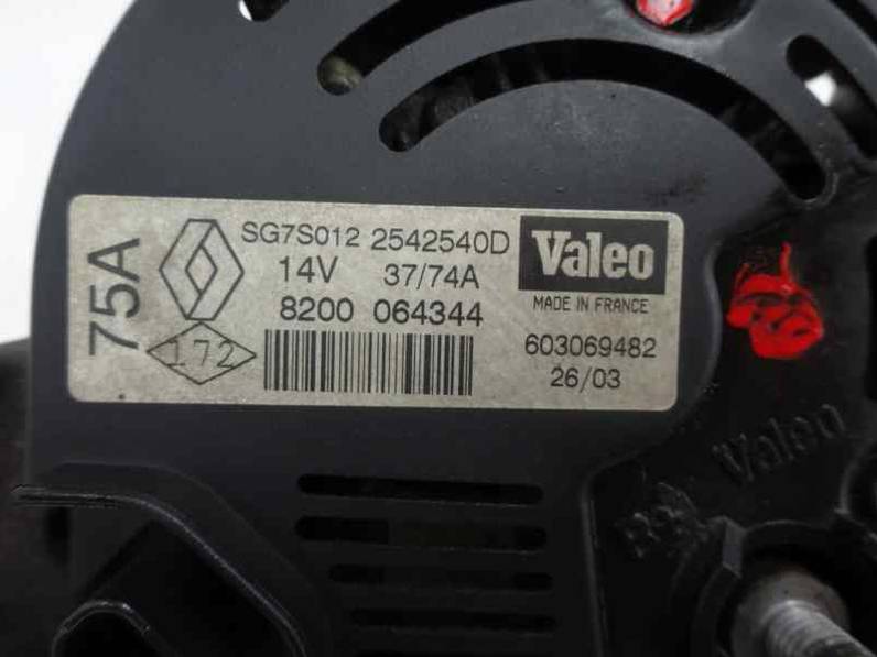 ALTERNADOR RENAULT CLIO II FASE II 2003 1.2 (58 CV)