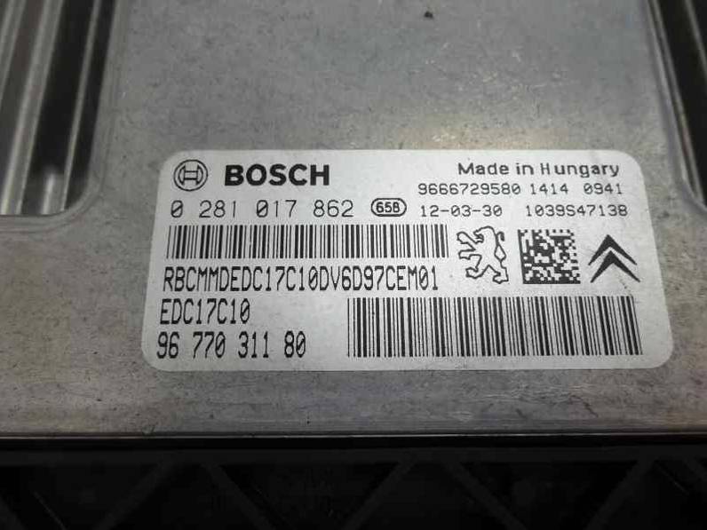 CENTRALITA MOTOR UCE CITROEN C4 LIM 2012 1.6 HDI FAP (92 CV)