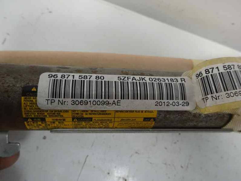 AIRBAG CORTINA DELANTERO IZQUIERDO CITROEN C4 LIM 2012 1.6 HDI FAP (92 CV)