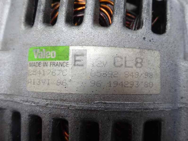 ALTERNADOR CITROEN XSARA BERLINA 1999 1.6 (88 CV)