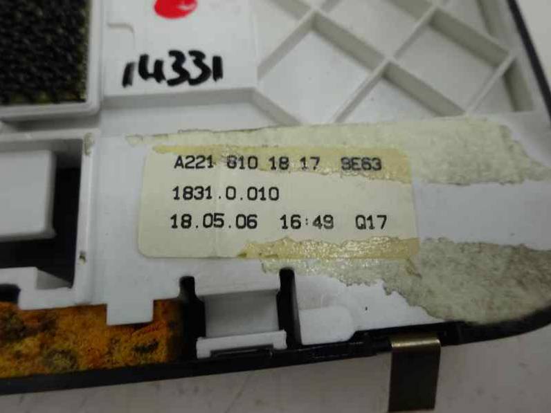 ESPEJO INTERIOR MERCEDES CLASE S BERLINA 2006 3.0 CDI (235 CV)