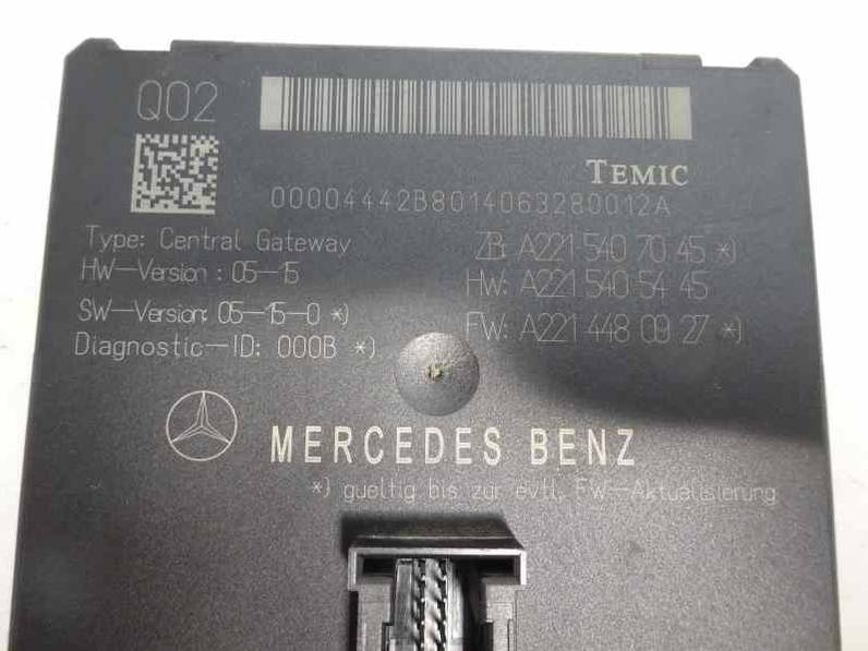 MODULO ELECTRONICO MERCEDES CLASE S BERLINA 2006 3.0 CDI (235 CV)