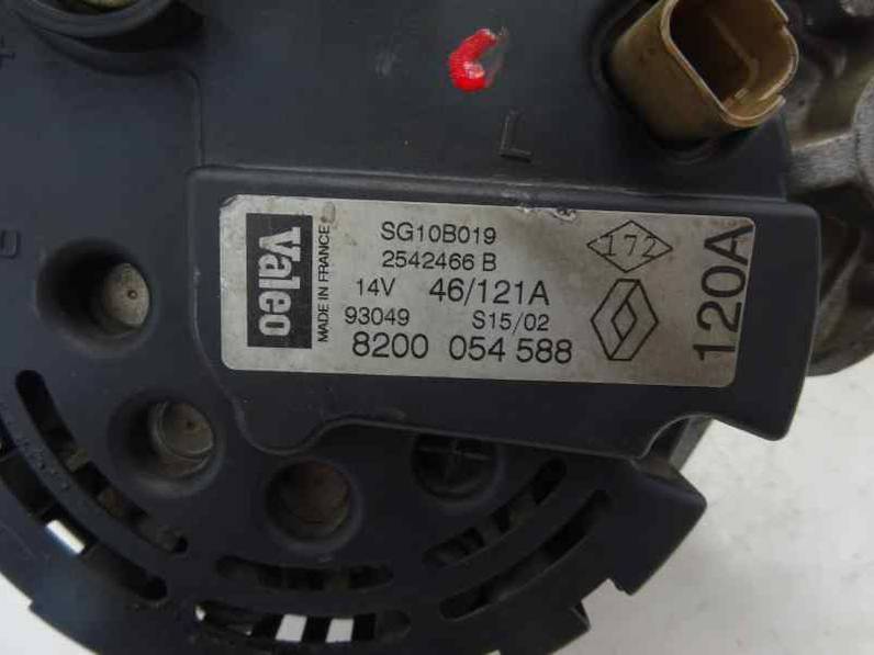 ALTERNADOR RENAULT SCENIC 2002 1.9 DCI D (102 CV)