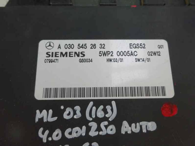 MODULO ELECTRONICO MERCEDES CLASE M 2003 4.0 CDI 32V (250 CV)