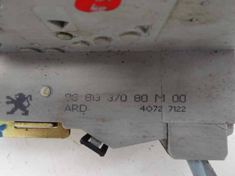 CERRADURA PUERTA TRASERA DERECHA CITROEN C4 BERLINA 2006 1.4 16V (88 CV)