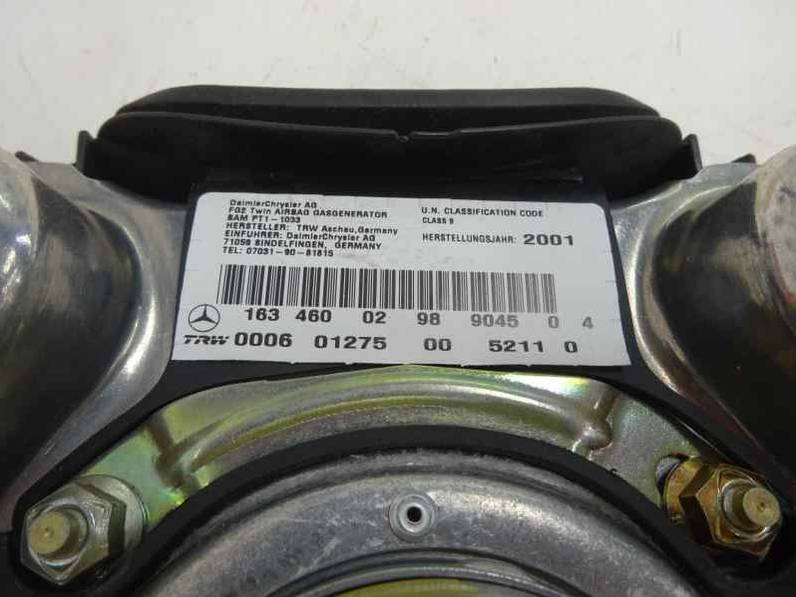 AIRBAG DELANTERO IZQUIERDO MERCEDES CLASE M 2002 2.7 CDI 20V (163 CV)