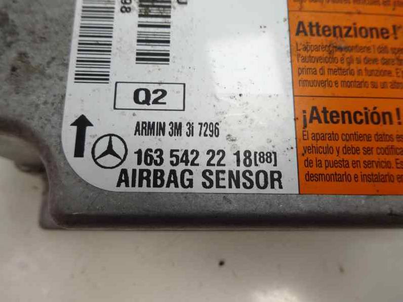 CENTRALITA AIRBAG MERCEDES CLASE M 2002 2.7 CDI 20V (163 CV)