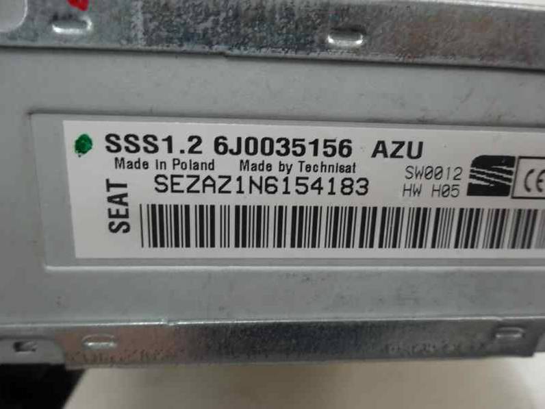 SISTEMA AUDIO RADIO CD SEAT IBIZA ST 2013 1.6 TDI (105 CV)