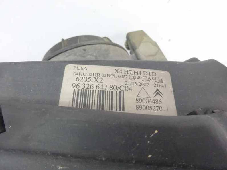 FARO DERECHO CITROEN C5 BERLINA 2002 2.0 HDI (109 CV)
