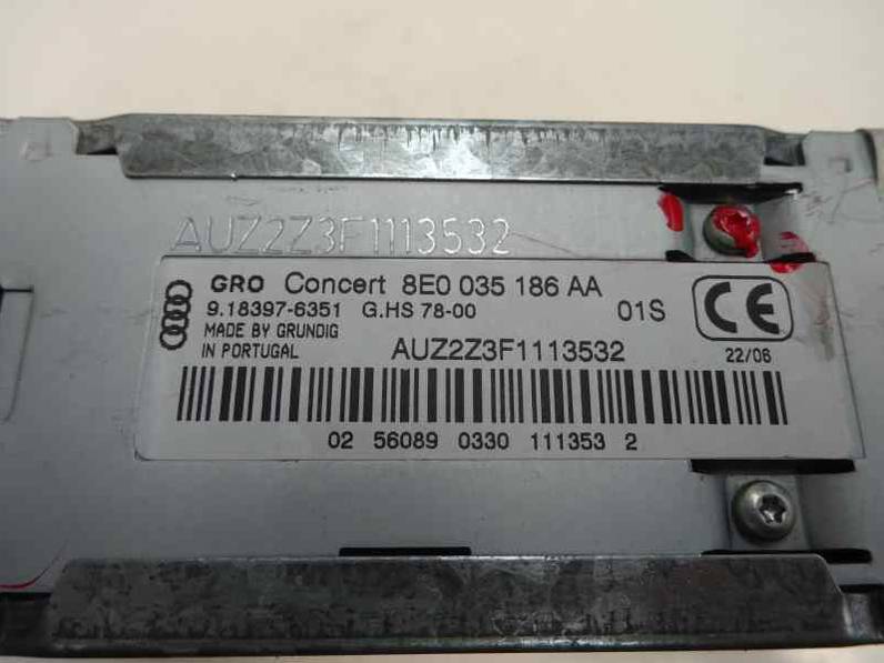 SISTEMA AUDIO RADIO CD AUDI A4 AVANT 2006 2.0 TDI (140 CV)