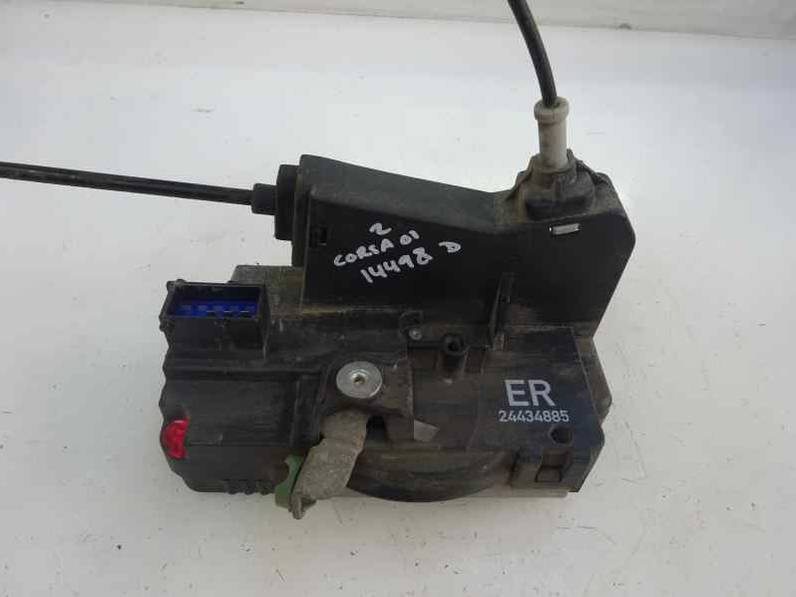 CERRADURA PUERTA DELANTERA DERECHA OPEL CORSA C 2001 1.4 16V (90 CV)