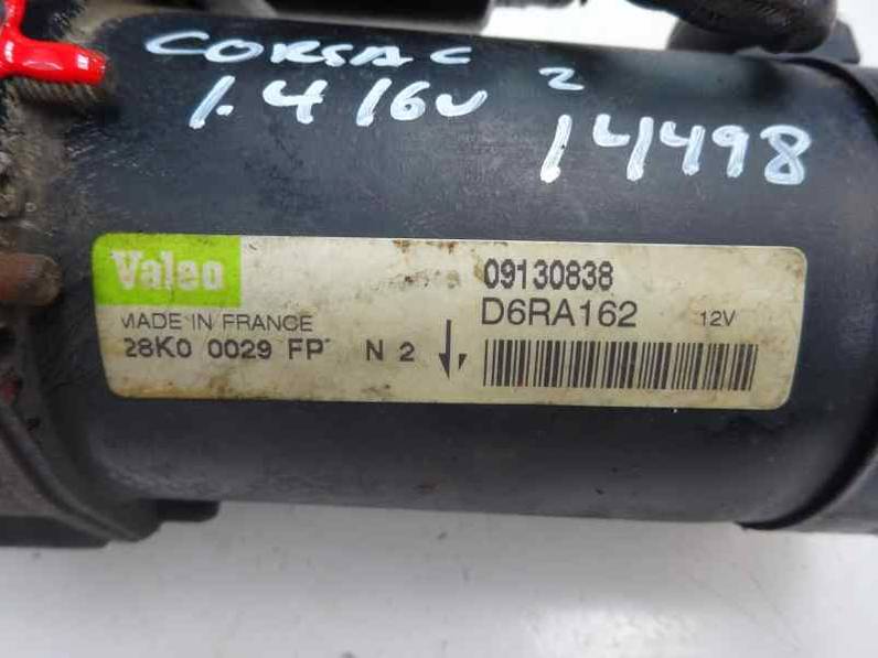 MOTOR ARRANQUE OPEL CORSA C 2001 1.4 16V (90 CV)