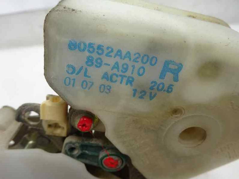 CERRADURA PUERTA DELANTERA DERECHA NISSAN X TRAIL 2002 2.2 16V TURBODIESEL (114 CV)