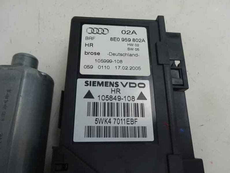 MOTOR ELEVALUNAS TRASERO DERECHO AUDI A4 BERLINA 2005 2.0 TDI (140 CV)