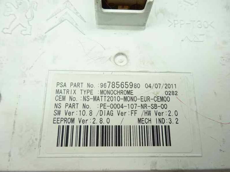 CUADRO INSTRUMENTOS PEUGEOT 508 2012 2.0 16V HDI FAP (140 CV)