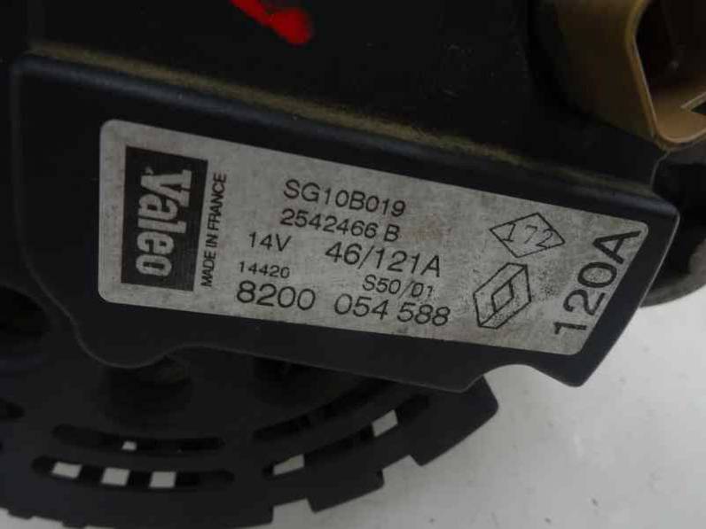 ALTERNADOR RENAULT SCENIC 2002 1.9 DCI D (102 CV)
