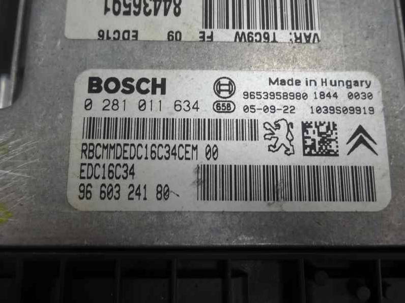 CENTRALITA MOTOR UCE PEUGEOT 307 BREAK SW 2005 1.6 HDI (109 CV)