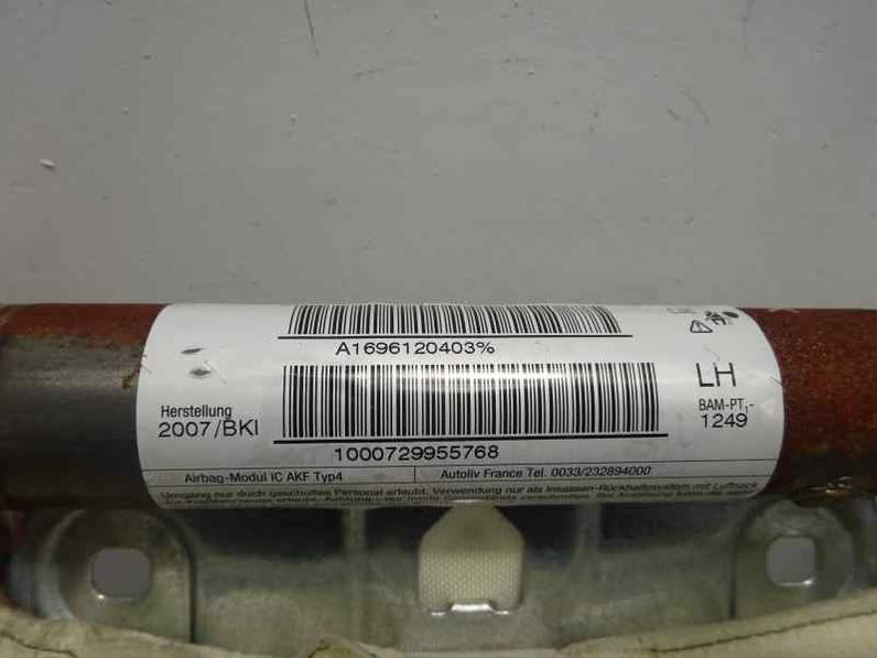 AIRBAG CORTINA DELANTERO IZQUIERDO BMW MINI CLUBMAN 2007 1.6 16V D (109 CV)