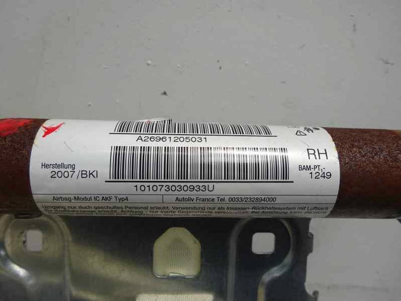 AIRBAG CORTINA DELANTERO DERECHO BMW MINI CLUBMAN 2007 1.6 16V D (109 CV)